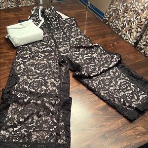 Elegant Black Lace jumpsuit